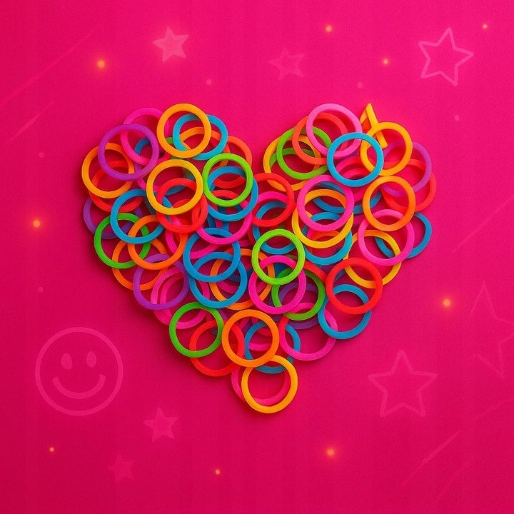RUBBER BANDS FOR MAKING BRACELETS 15000 + SET GIGA LARGE XXL BIRTHDAY GIFT Manufacturer code POMYSŁ NA URODZINY WIELKANOC ZAJĄCZKA ŚWIĘTA
