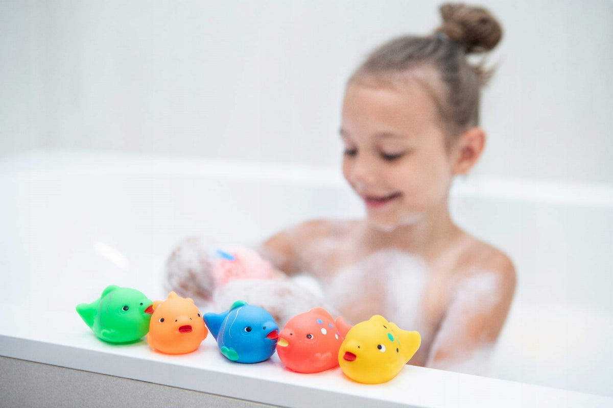 RUBBER BATH FISH TULLO 5 PCS. WITHOUT HOLE Manufacturer code 5085