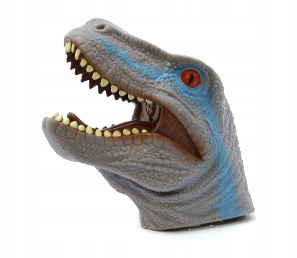 RUBBER DINOSAUR PUPPET WITH SOUND Various Designs Brand Midex