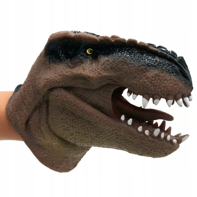 RUBBER HAND PUPPET PUPPETS ANIMALS TOY THEATER CHILDREN DINOSAUR Brand no brand