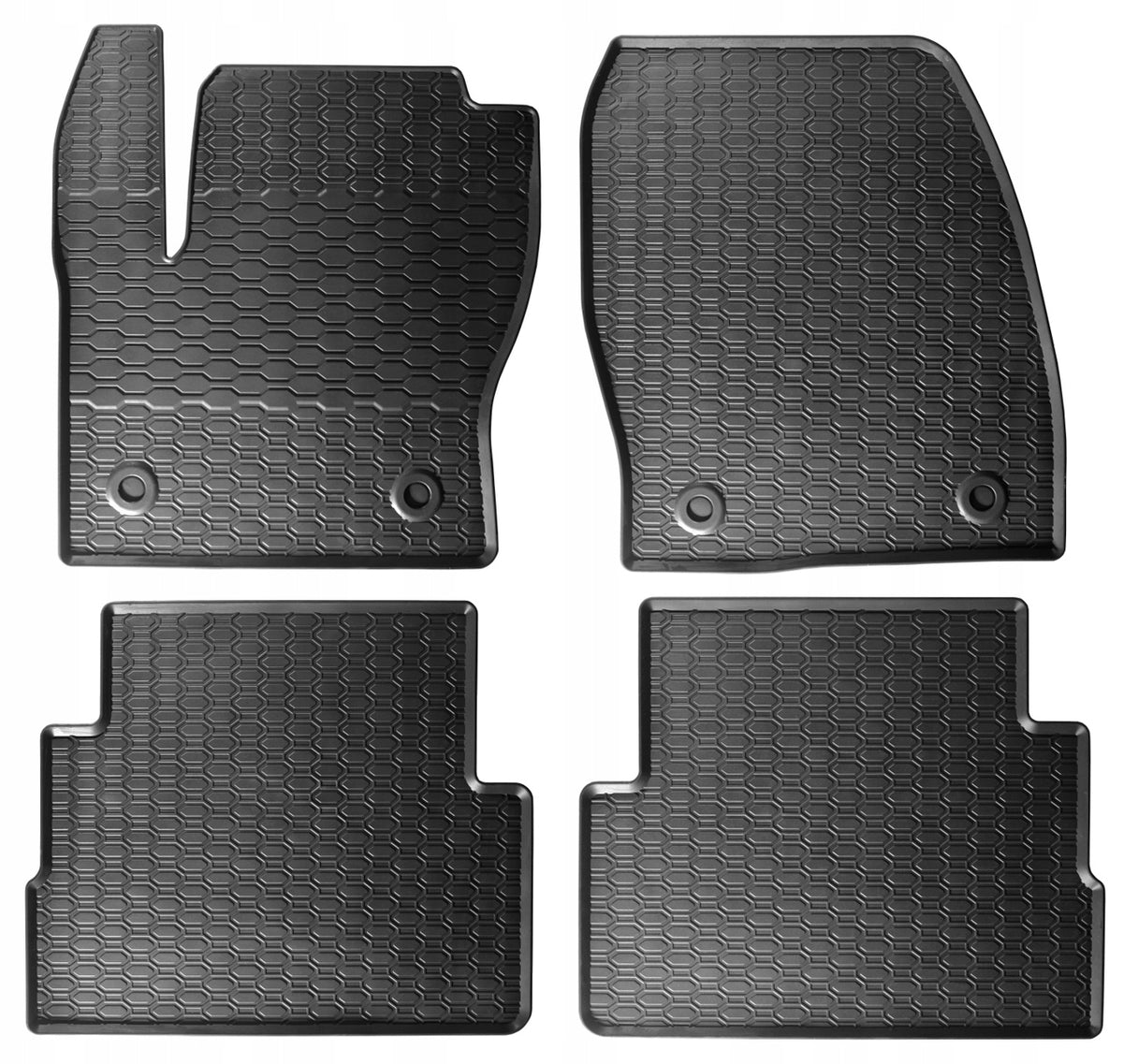 RUBBER MATS FORD KUGA II 2012 - 2019 + STOPWATCHES Manufacturer's catalog number 870/4C