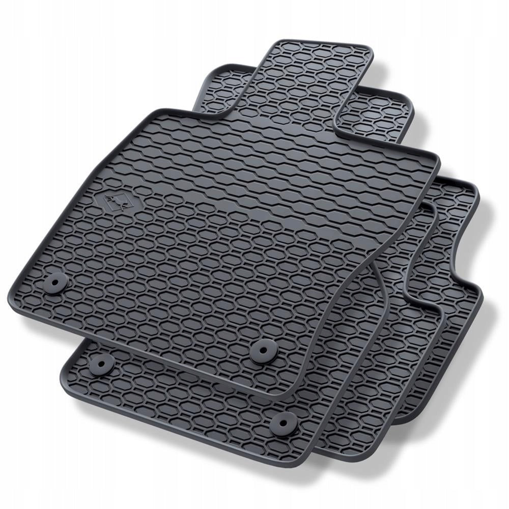 RUBBER MATS for Skoda Octavia III Kombi, Liftback (2013-2020) 4s black