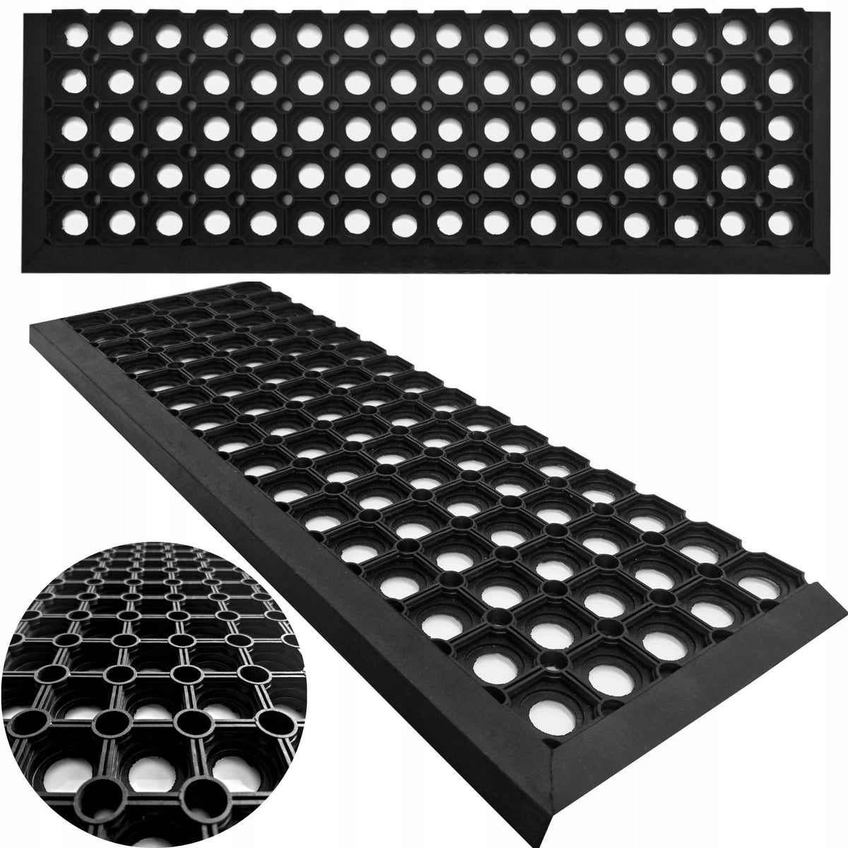 RUBBER OPENWORK STAIR COVERS WITH BEND OUTER RUBBER FOR STAIRS 75
