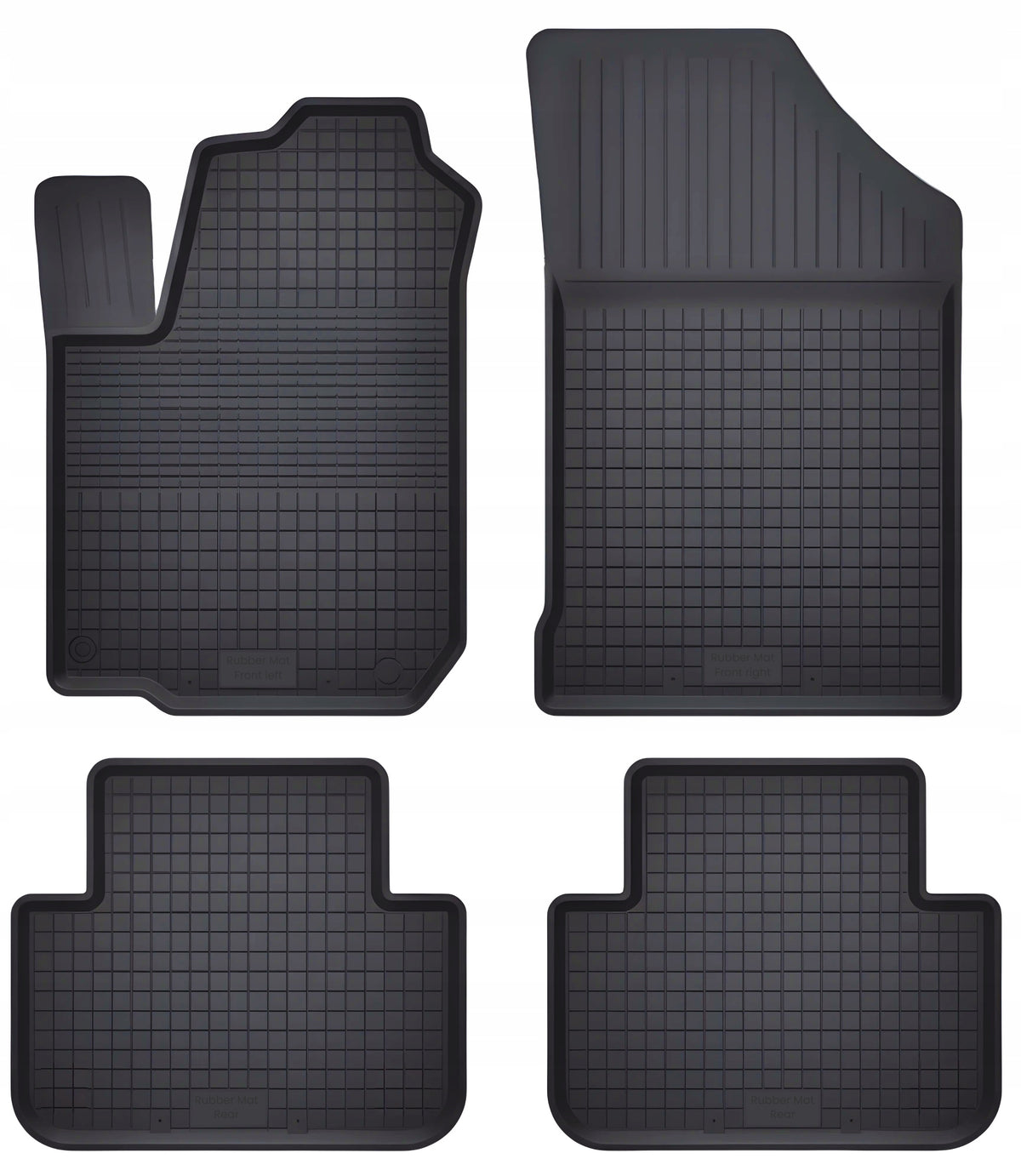 RUBBER TROUGH RUGS 3D RIM 2CM SET PREMIUM RUBBER TO SIZE SET