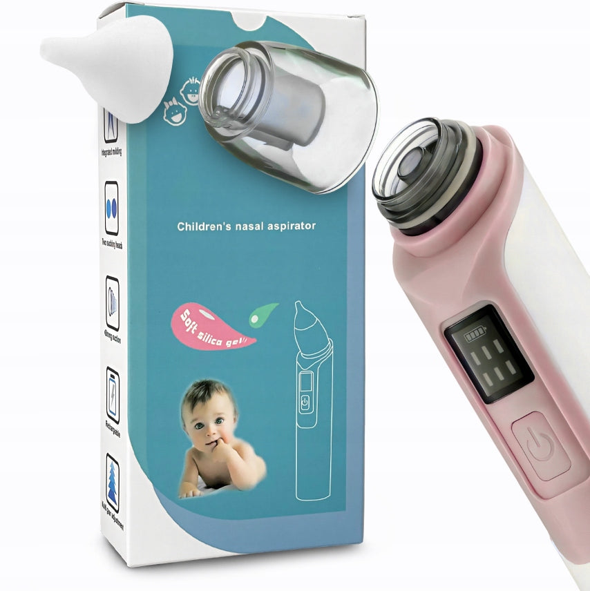 RUNNY NOSE EXTRACTOR NASAL ASPIRATOR ELECTRIC USB LCD FOR INFANT CHILDREN Medical device no