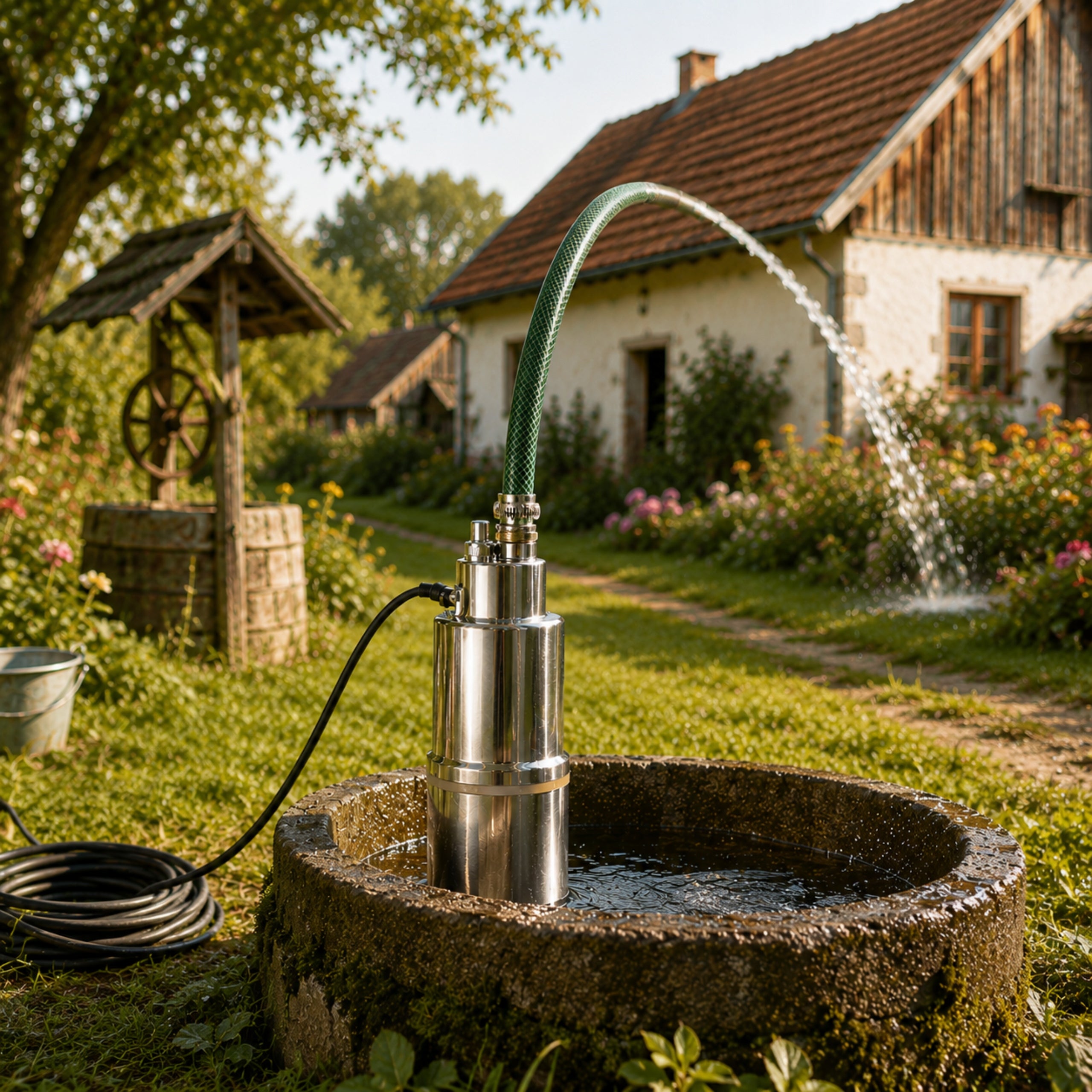 RUSSIAN PUMP FOR DIRTY AND CLEAN WATER STRONG 600W FOR WELL SUBMERSIBLE DIVER Pump type submersible