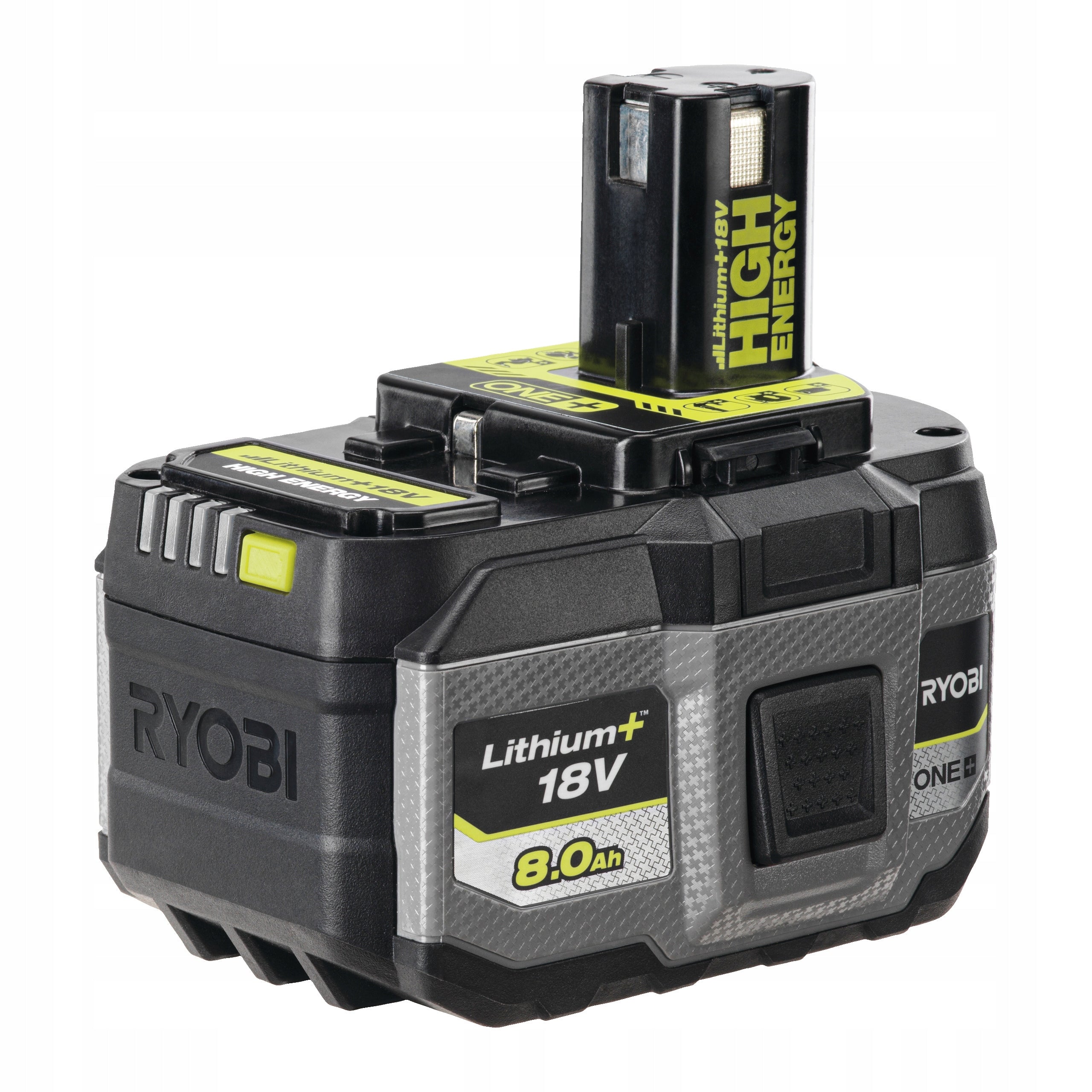 RYOBI BATTERY LITHIUM+ HIGH ENERGY 8.0AH 18V ONE+ RB1880T Manufacturer code RB1880T