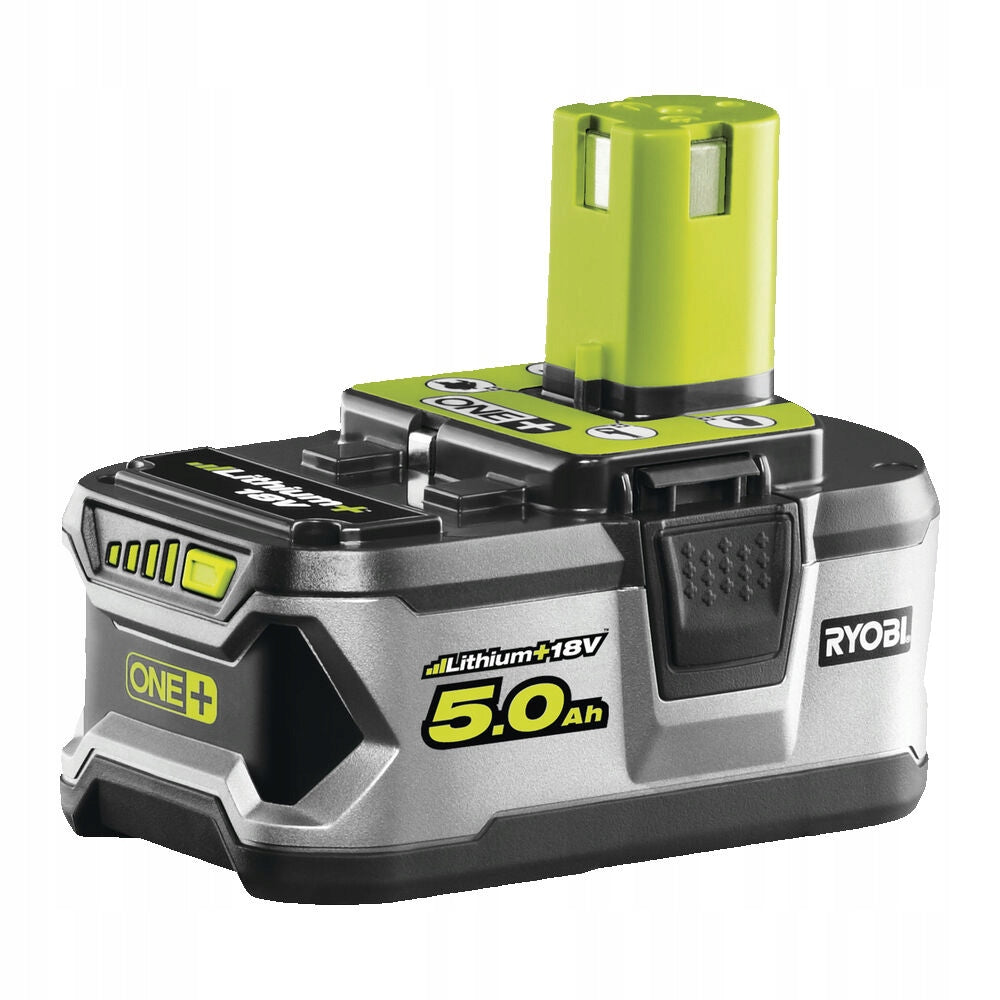 RYOBI BATTERY PACK 5,0 Ah RB18L50 18V +CHARGER 2A RC18120A-150 Brand Ryobi