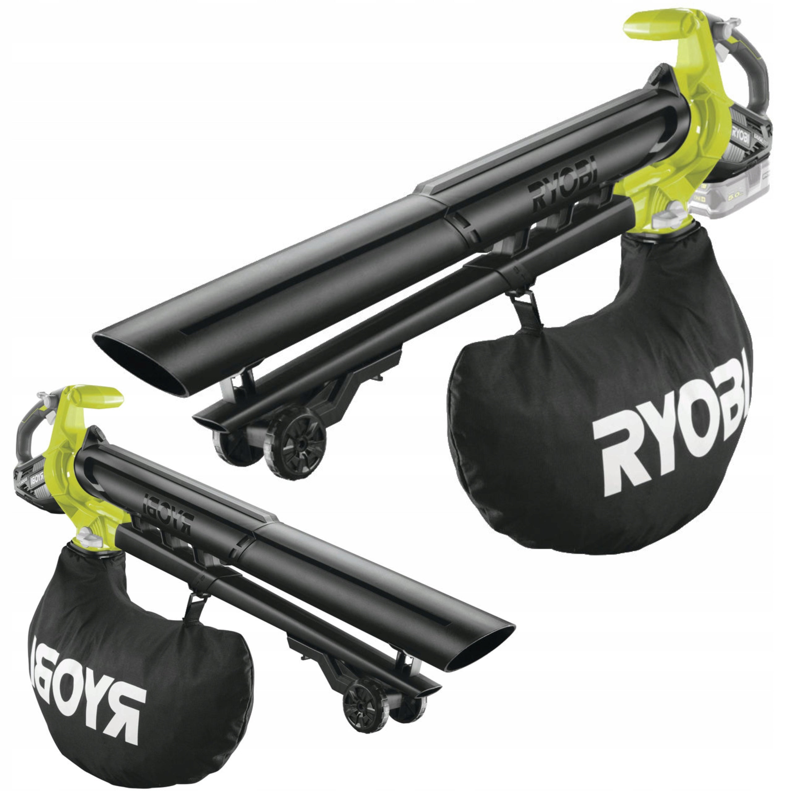 RYOBI BRUSHLESS BATTERY BLOWER VACUUM CLEANER OBV18 18V SOLO .