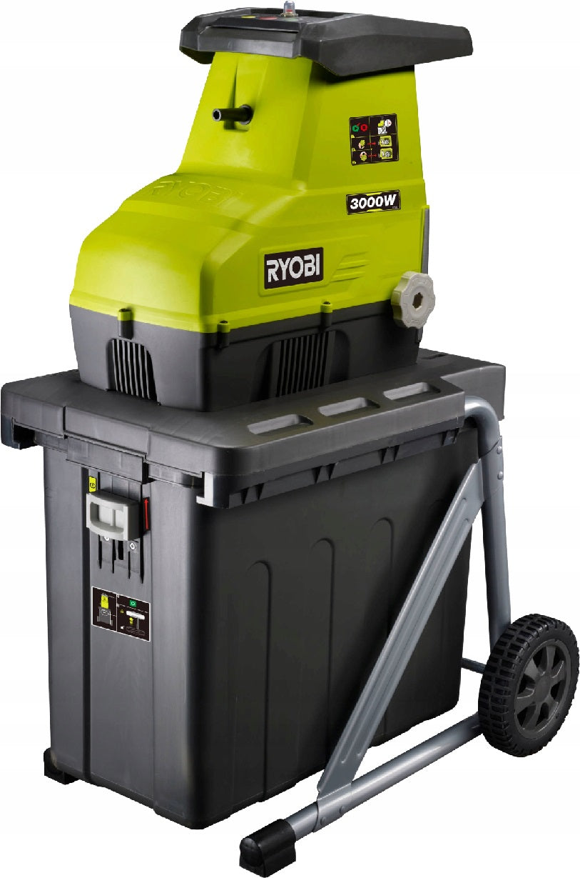 RYOBI ELECTRIC SILENT CHIPPER SHREDDER 3000W RSH3045U 55L Manufacturer code 5133004335