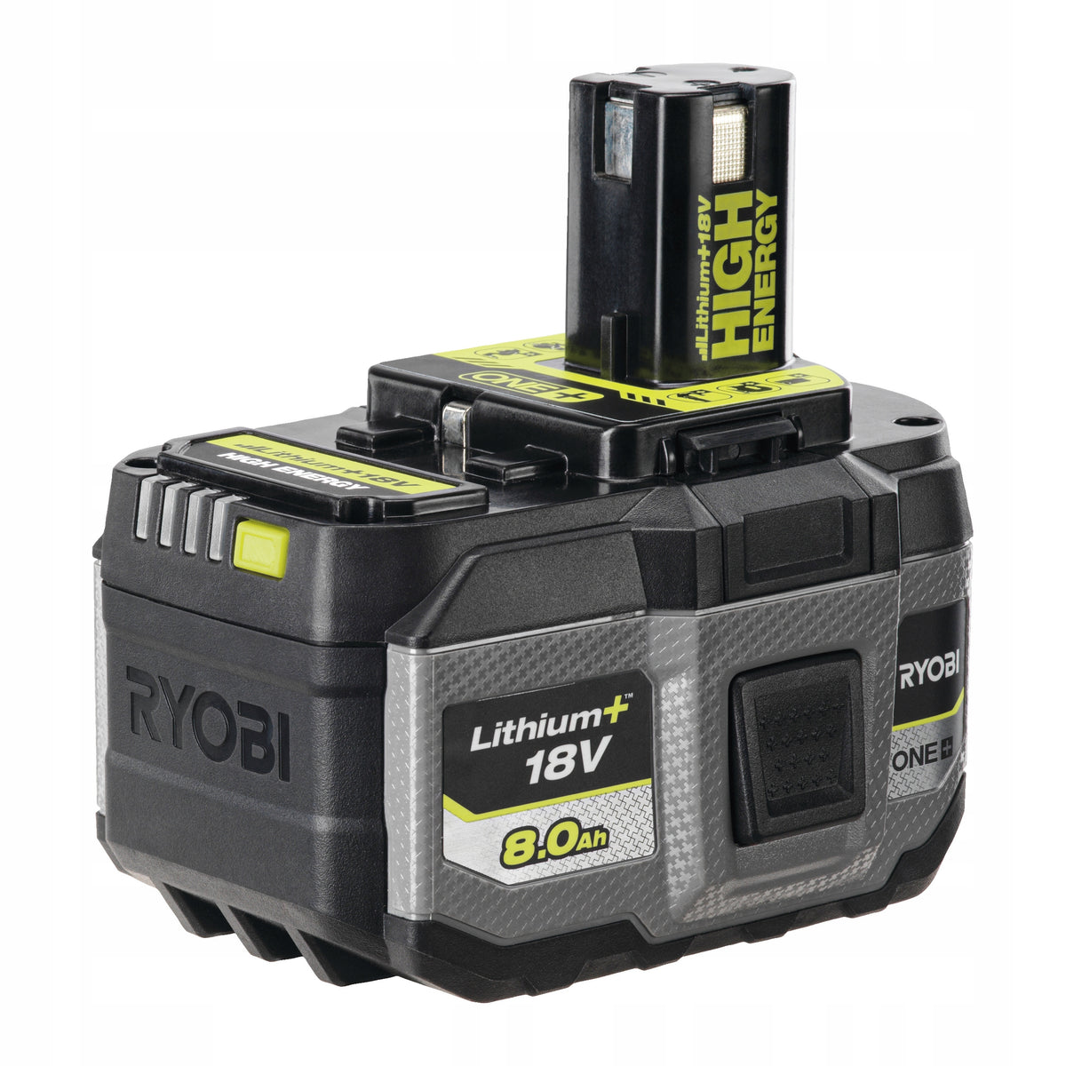 RYOBI RECHARGEABLE LITHIUM+ HIGH ENERGY BATTERY 8.0AH 18V ONE+ RB1880T Manufacturer code RB1880T