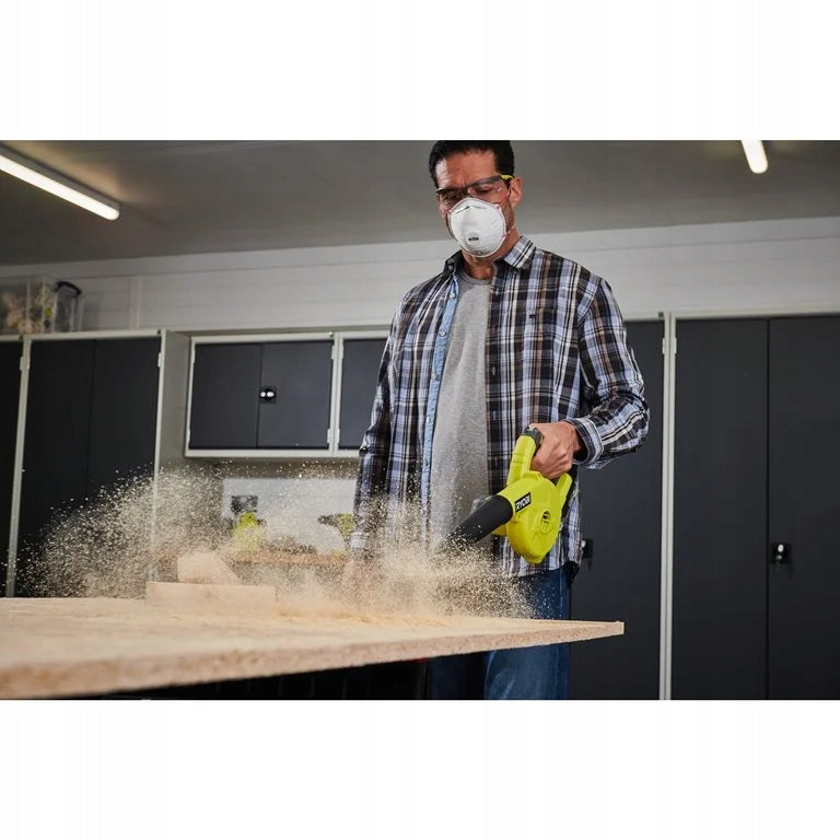 RYOBI SMALL CORDLESS WORKSHOP BLOWER COMPACT R18TB-0 VACUUM CLEANER Tool weight 1.2 kg