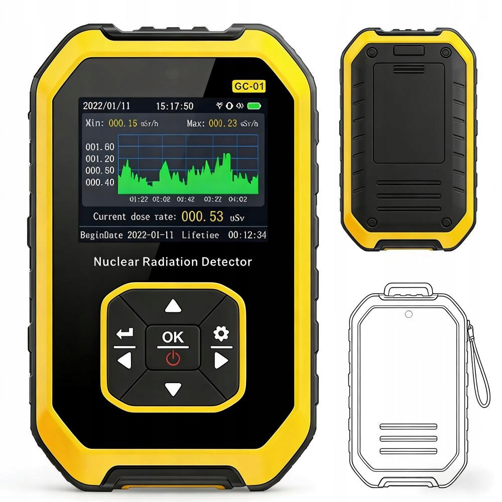 Radiation meter FNIRSI GC-01 Geiger counter Manufacturer code SRB-4048274155862