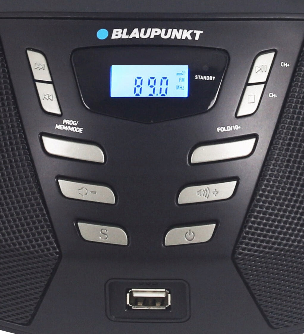 Radio Boombox Blaupunkt BB7BK FM PLL CD USB MP3 AUX Manufacturer code BB7BK