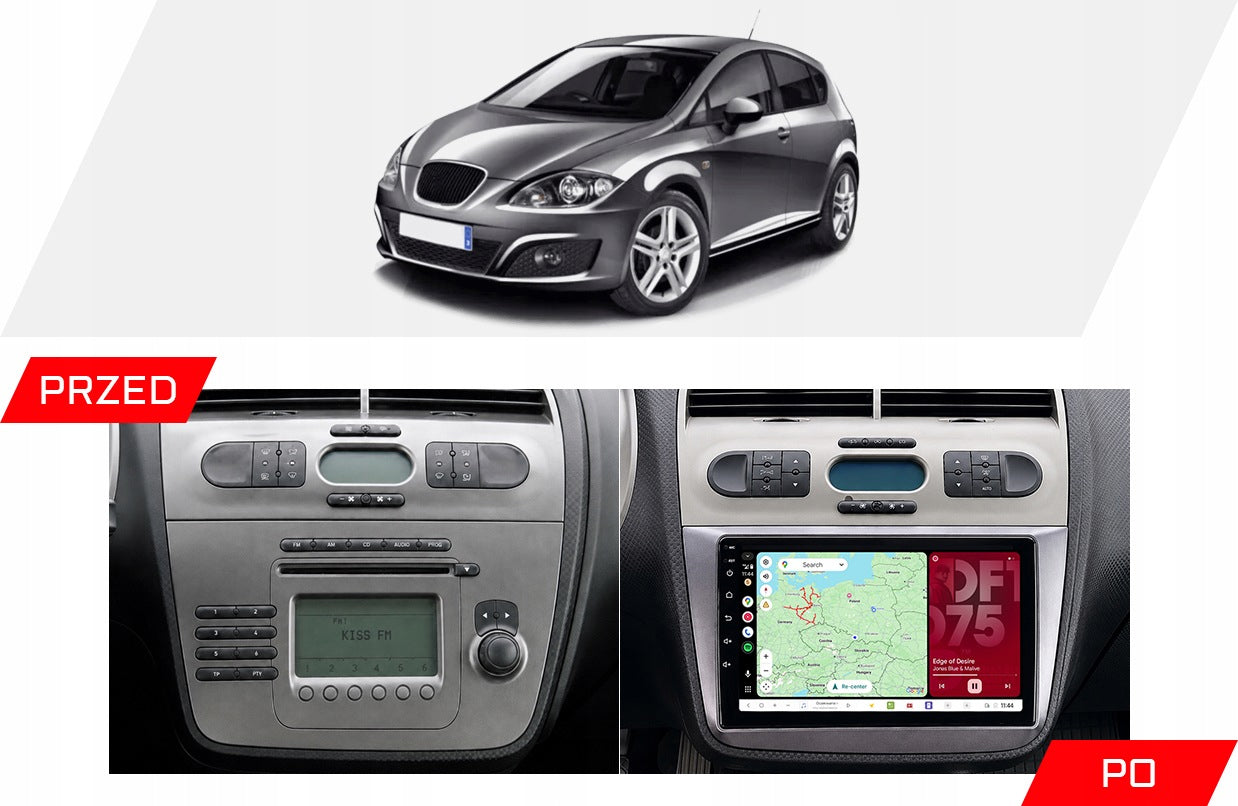 Radio Navigation Android RS-305 Seat Altea 2004-2015 4GB 9" Packaging status original
