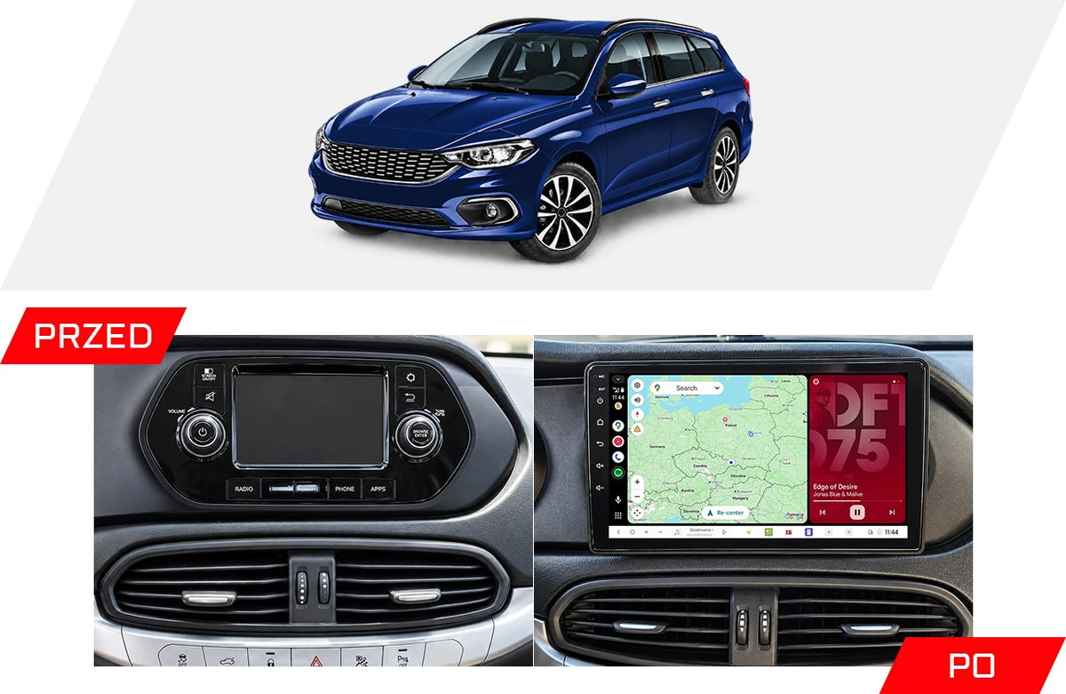 Radio Navigation NCS D9 Fiat Tipo 2015-2020 Android 4GB LTE 9″ Packaging status original