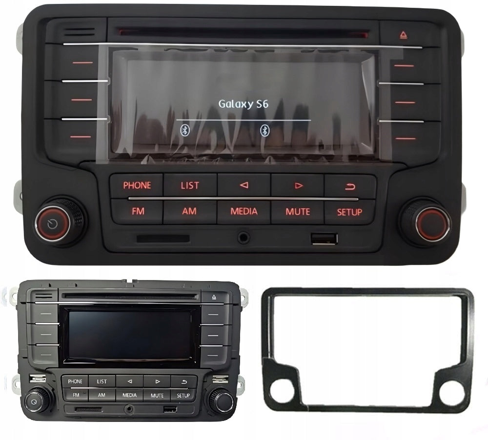 Radio VW RCN210 + Emulator Bluetooth CD USB AUX dla Golf 5 Passat B6 MK5 6 EAN (GTIN) 6975616843577