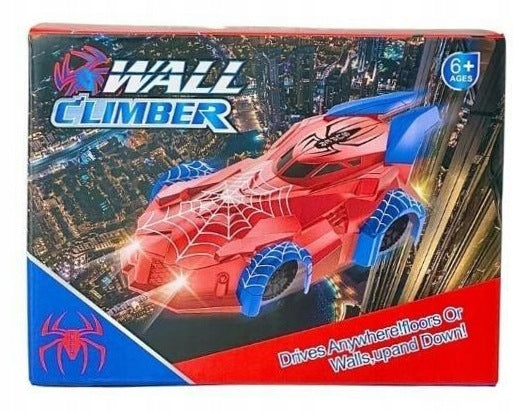 Radio-controlled vehicle driving on the wall