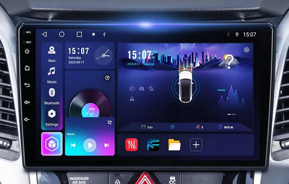 Radio navigation ANDROID Hyundai I30 2012-2016 WiFi Brand SMART-AUTO