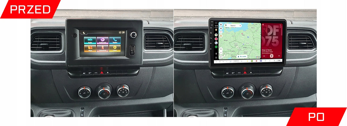Radio navigation NCS D10 Renault Master 2019-2024 Android 4GB LTE 10″ Packaging status original