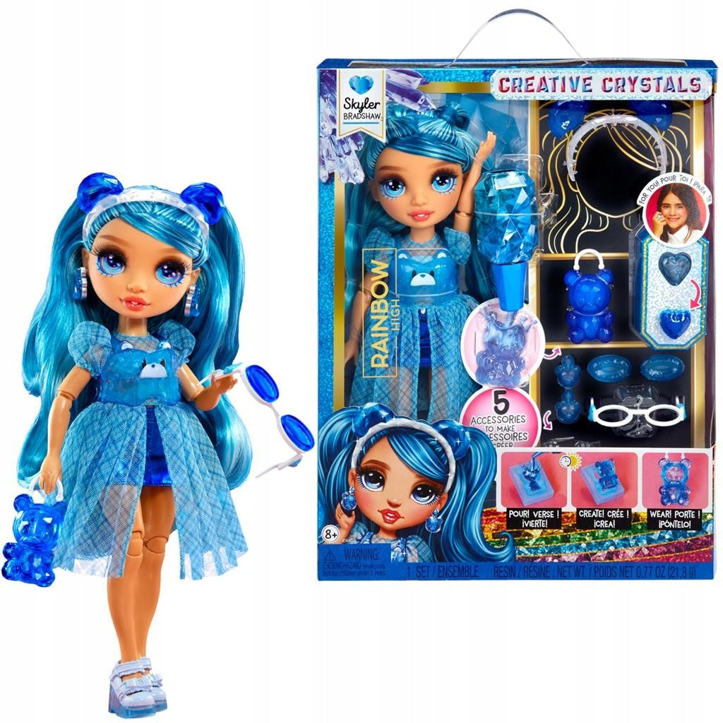 Rainbow High Creative Crystals Fashion Doll SKYLER Doll & Accessories 121374