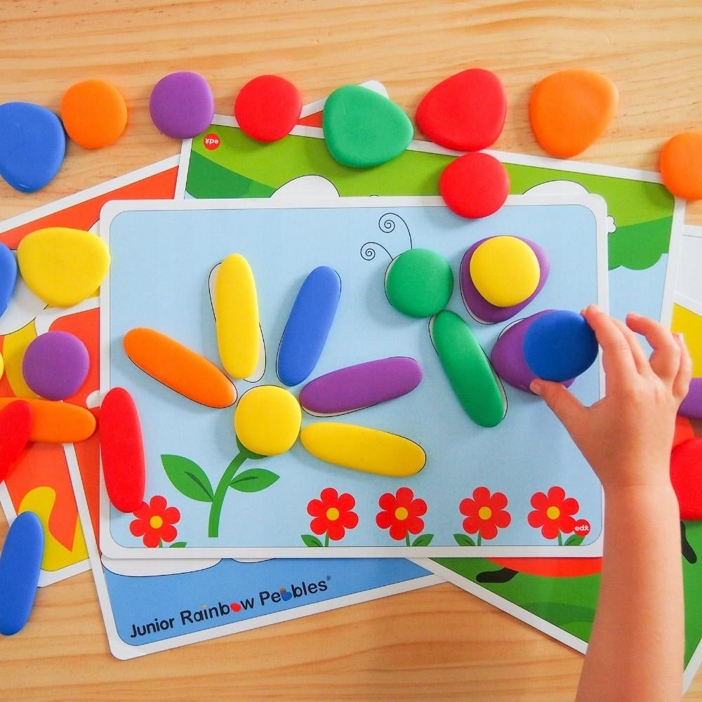 Rainbow pebbles - a set of activities learning and motor skills development for children Manufacturer code 001