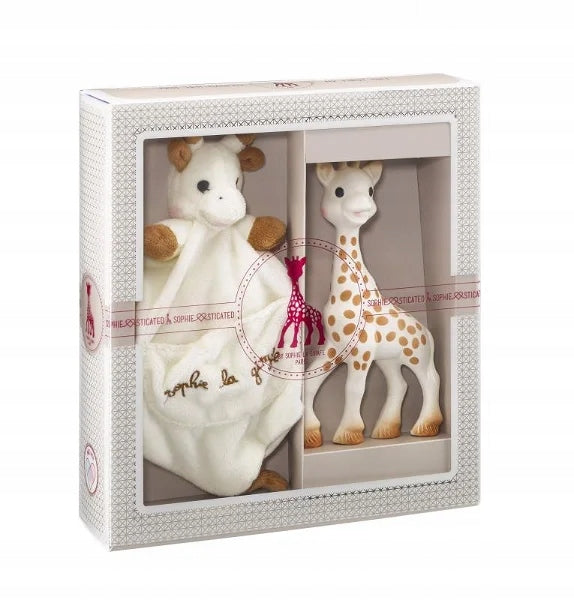 Rattle Sophie La Girafe beige with cuddly toy 18 cm Manufacturer code 000003