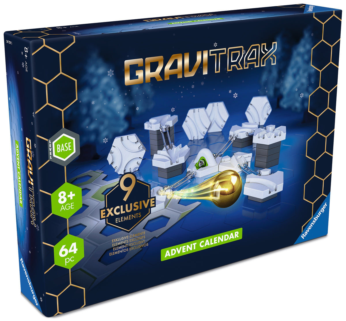 Ravensbureger GraviTrax Slopes Advent Calendar 9 EXCLUSIVE ELEMENTS