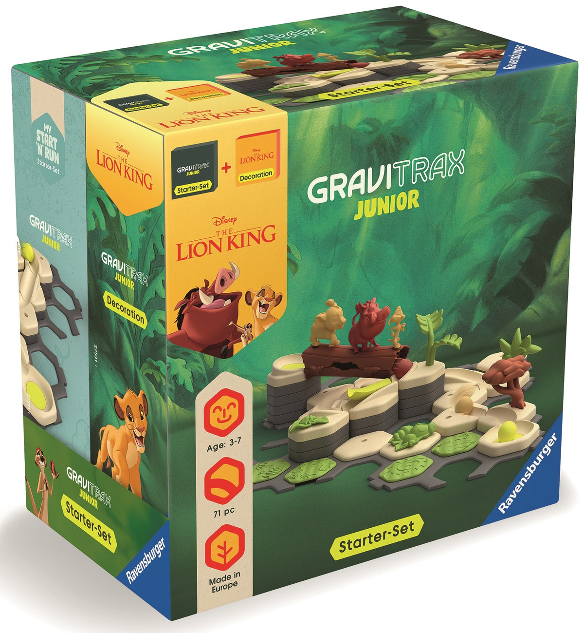 Ravensburger GraviTrax Junior Bundle Starter Kit+Disney Lion King