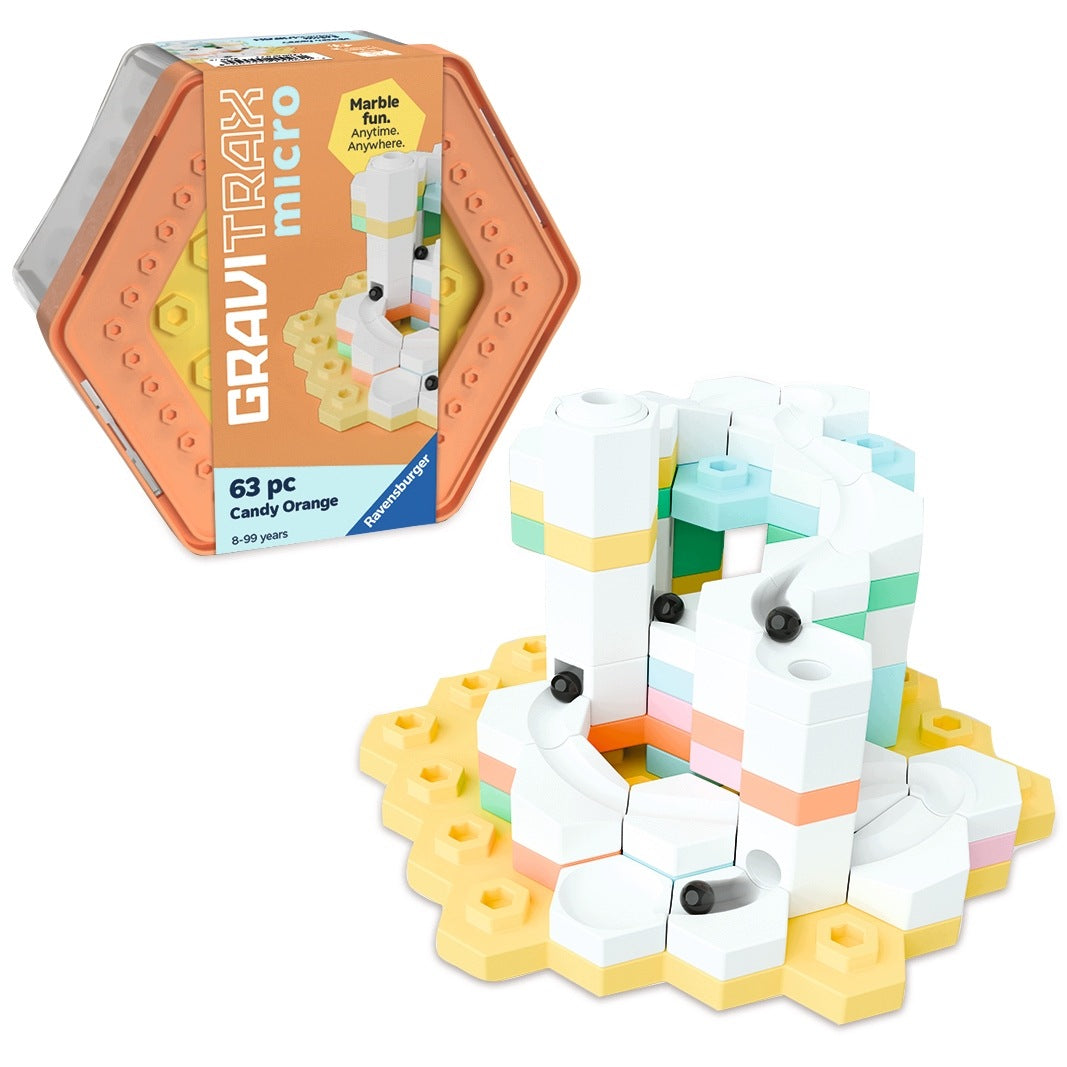 Ravensburger - GraviTrax Micro Candy Orange Expansion Set | 12 020 024 6 Manufacturer code 12 020 024 6
