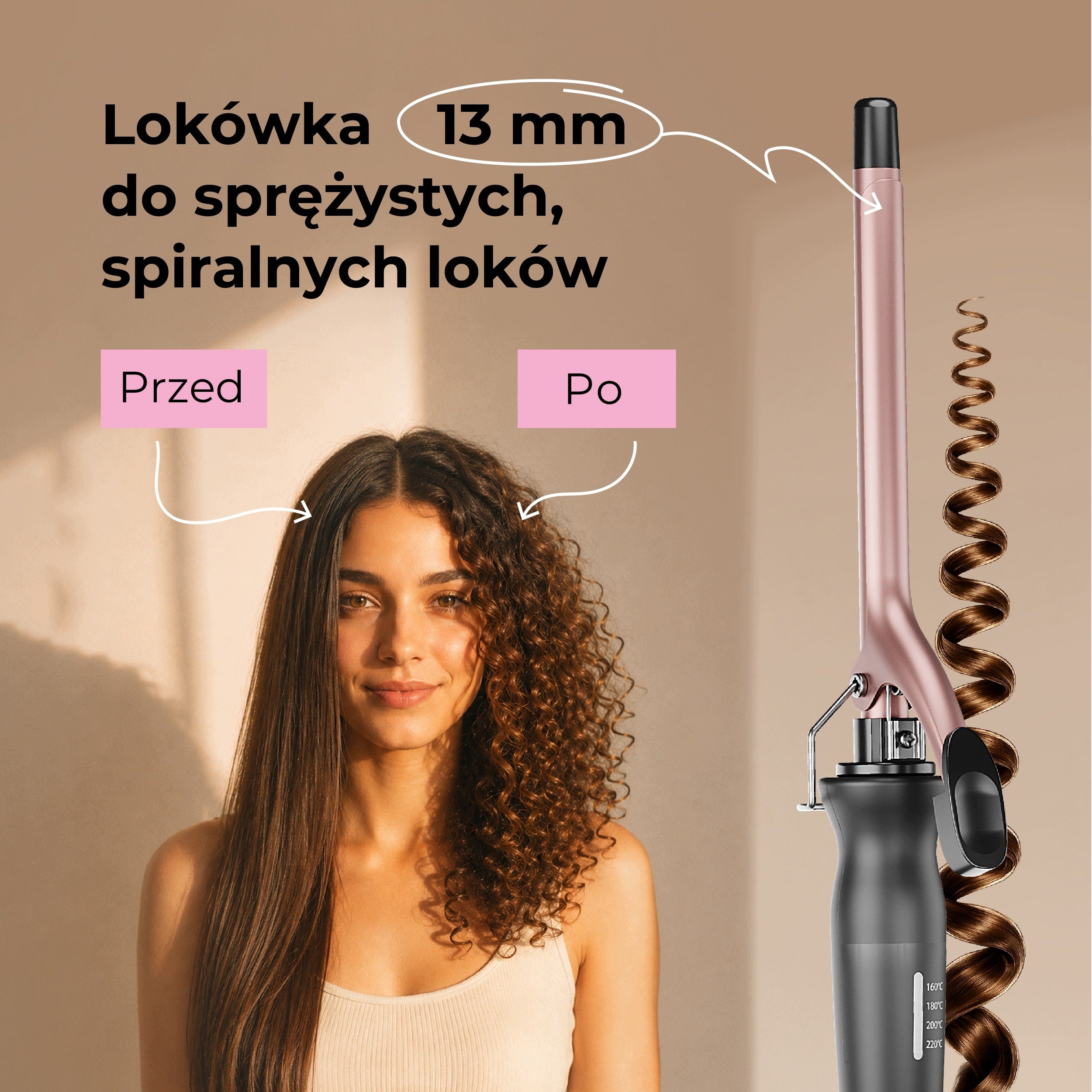 Ray Battler RB6565 Slim Traditional Ceramic Hair Curler 13 mm Manufacturer code RB6565