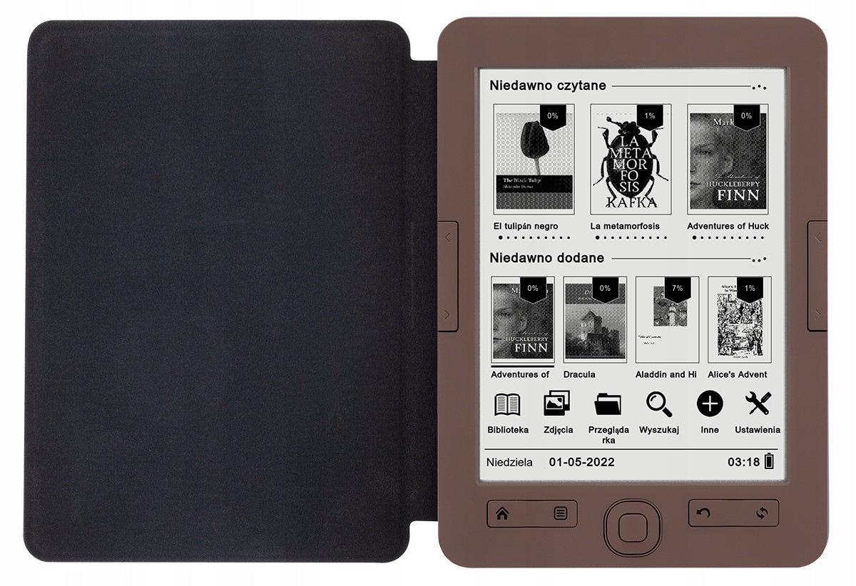 Reader For E-books BEMI Cognita+ Brown 4GB 6 Cali 1900mAh E-INK Brand Bemi