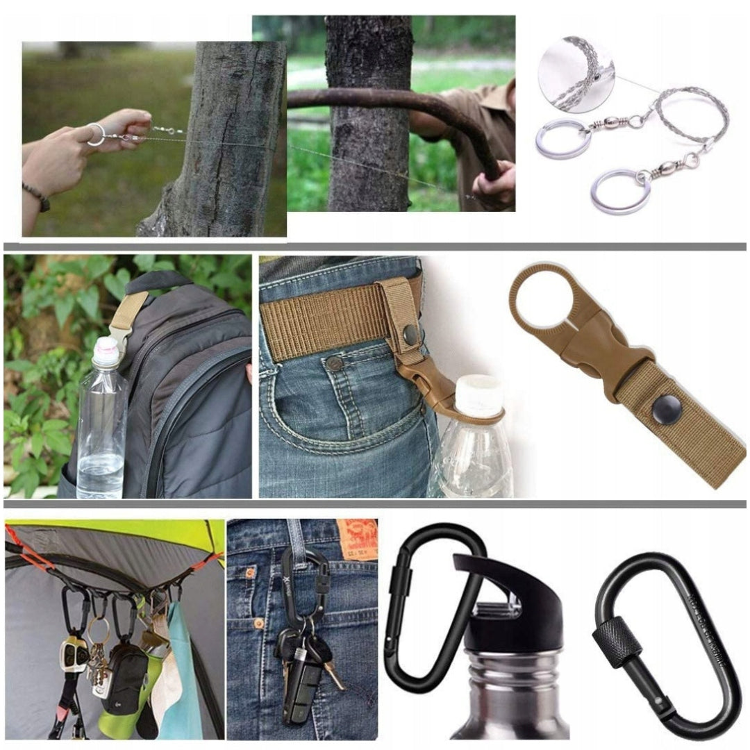 Ready-made Gift Camp Set, Scout Survival Kit 4in1 Packaging status original