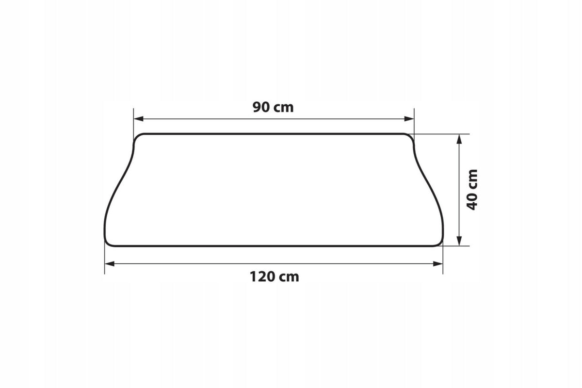 Rear bumper protection mat LAMPA trunk cover 120x40cm Packaging status original