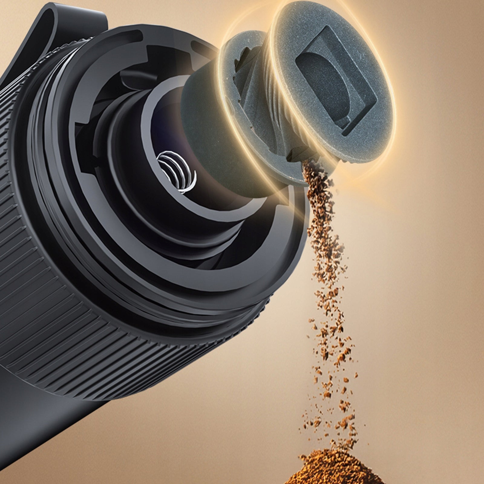 Rechargeable Portable Coffee Grinder-20W, 2000mAh Auto Shutoff Compact Manufacturer code 0064570