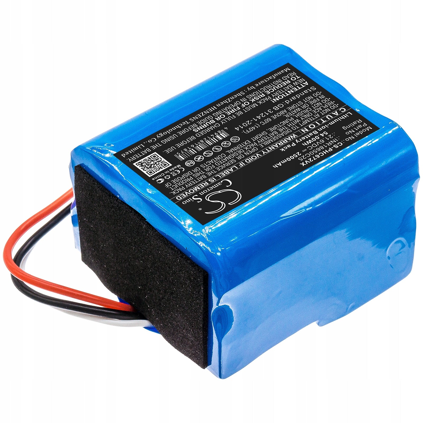 Rechargeable battery for Philips SpeedPro Aqua FC6729 FC6721 3000-018-25613 21,6V2,5Ah Manufacturer Cameron Sino