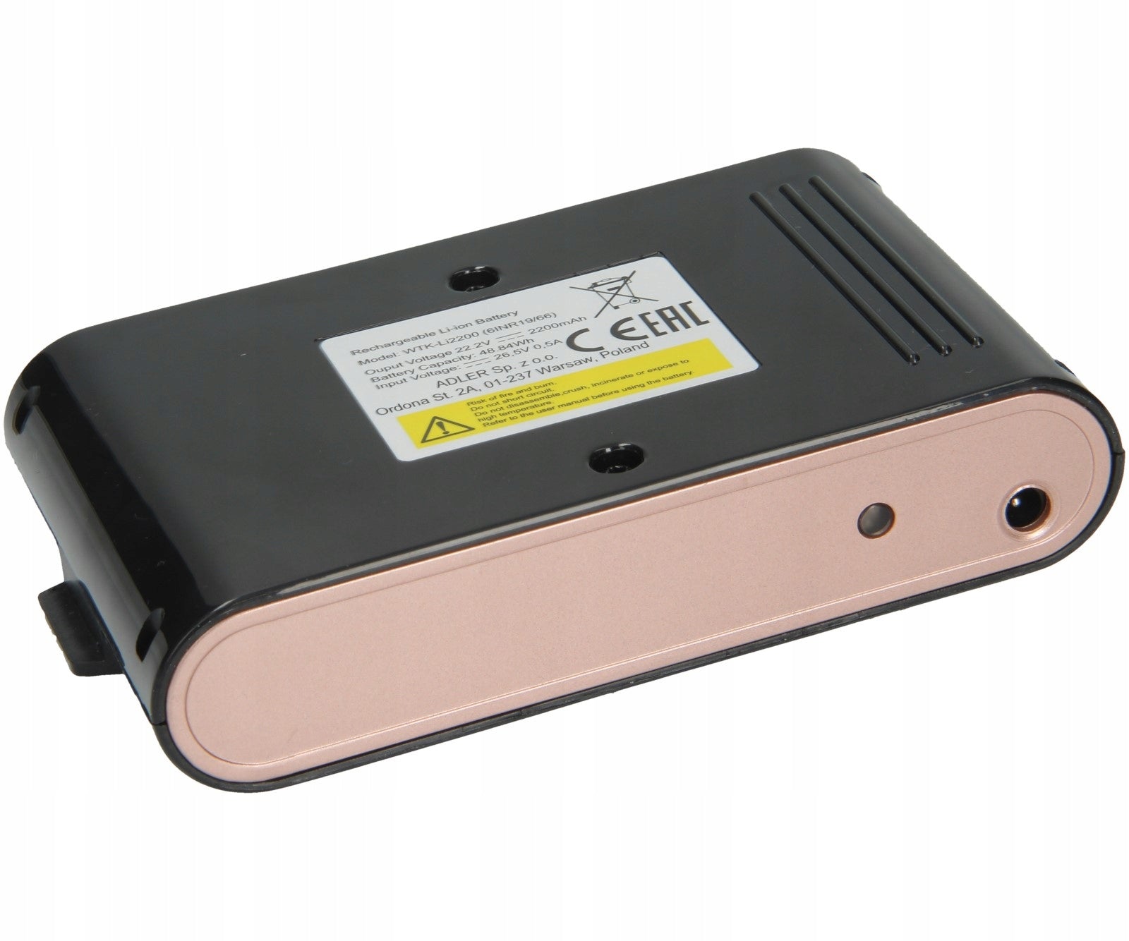 Rechargeable battery for cordless vacuum cleaner ADLER AD7044 | 2200mAh 22,2V Batteries included yes
