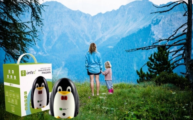 Reciprocating inhaler for children Intec Penguin Medical device yes