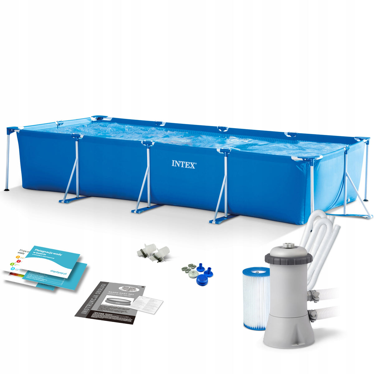 Rectangular frame pool Intex 450 x 220 cm Manufacturer code 28274