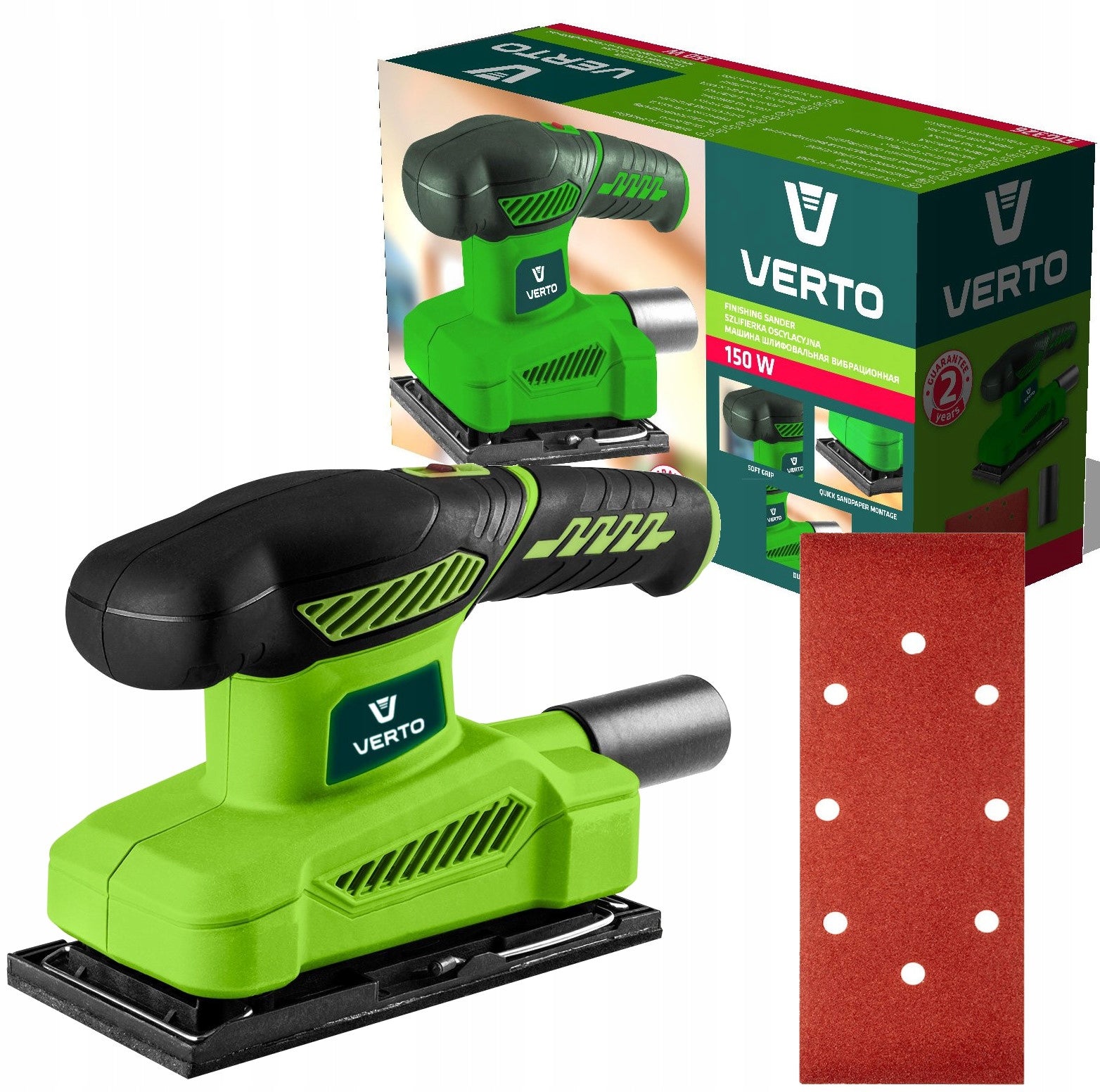 Rectangular oscillating sander 90x187mm 150W network VERTO