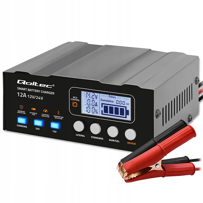 Rectifier AUTOMATIC DESULPHURIZATION FUNCTION AGM GEL LiFePO4 12V 24V 12A