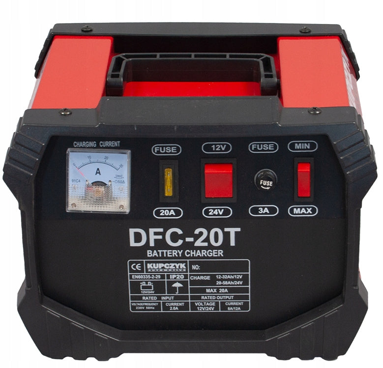 Rectifier for batteries DFC-20T Kupczyk 12/24V