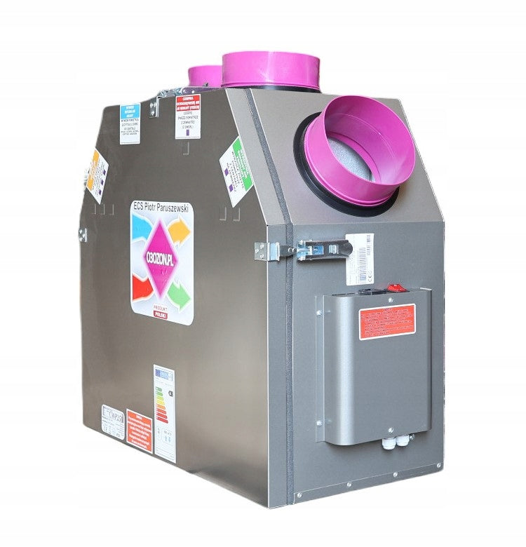 Recuperator 250 ionizer ventilation unit Manufacturer code CWP 250/160 (wiking)