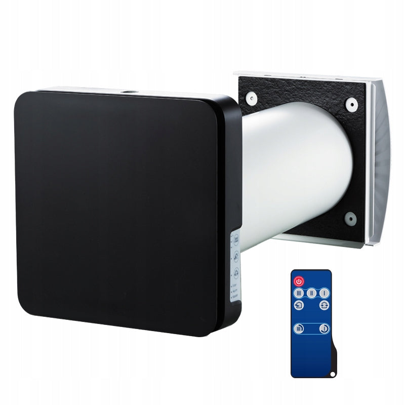 Recuperator Blauberg VENTO inHome WiFi black ceramic up to 50 m³/h Range of energy efficiency classes A+ - G