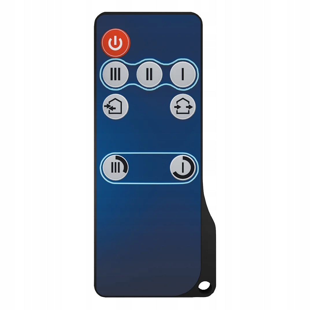 Recuperator Blauberg Vento inHome Wi-Fi 1,0 kW, black Kind switchboard
