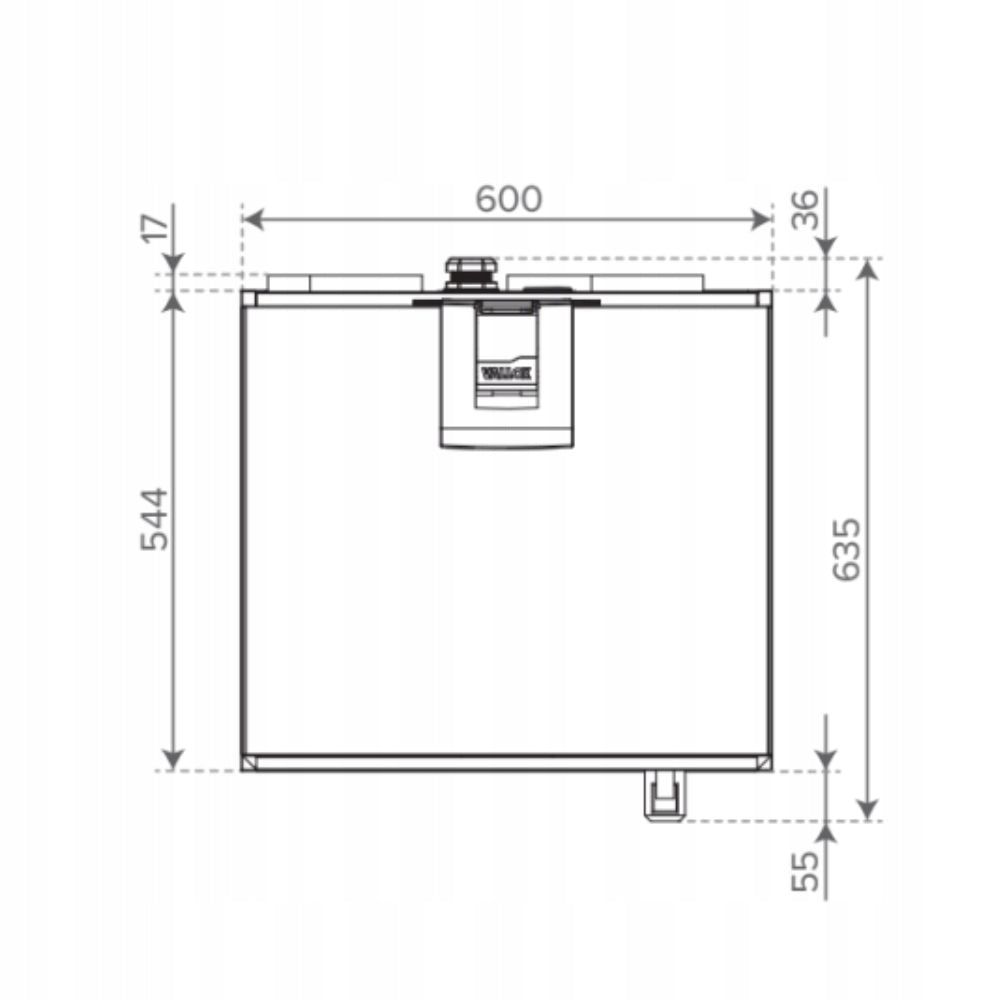 Recuperator Vallox 096 MV RECUPERATOR VALLOX 096 MV VENTILATION UNIT 3 Manufacturer code 096MV