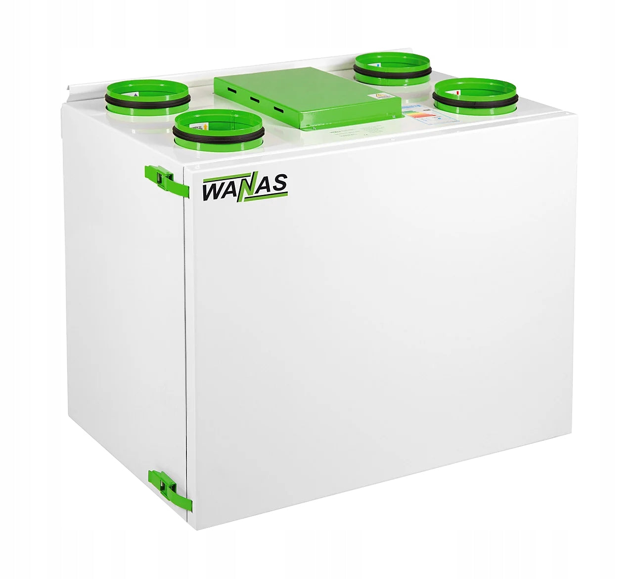 Recuperator Wanas 400_V XF 400 m3/h to 180m2 34,7 dBA Right/Left