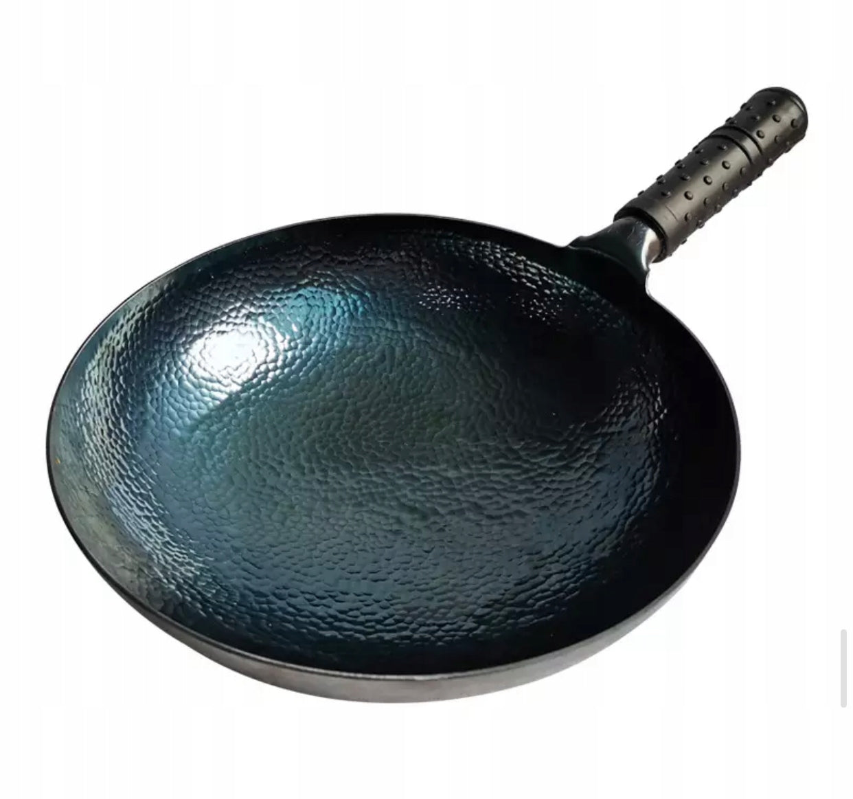 Ręcznie Kuty Wok Patelnia Chiński 30cm Jakosc AAA