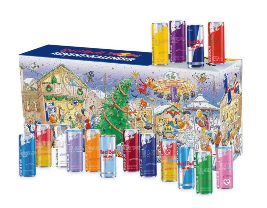 Red Bull Advent Calendar 24x250ml Christmas Set Limited Edition