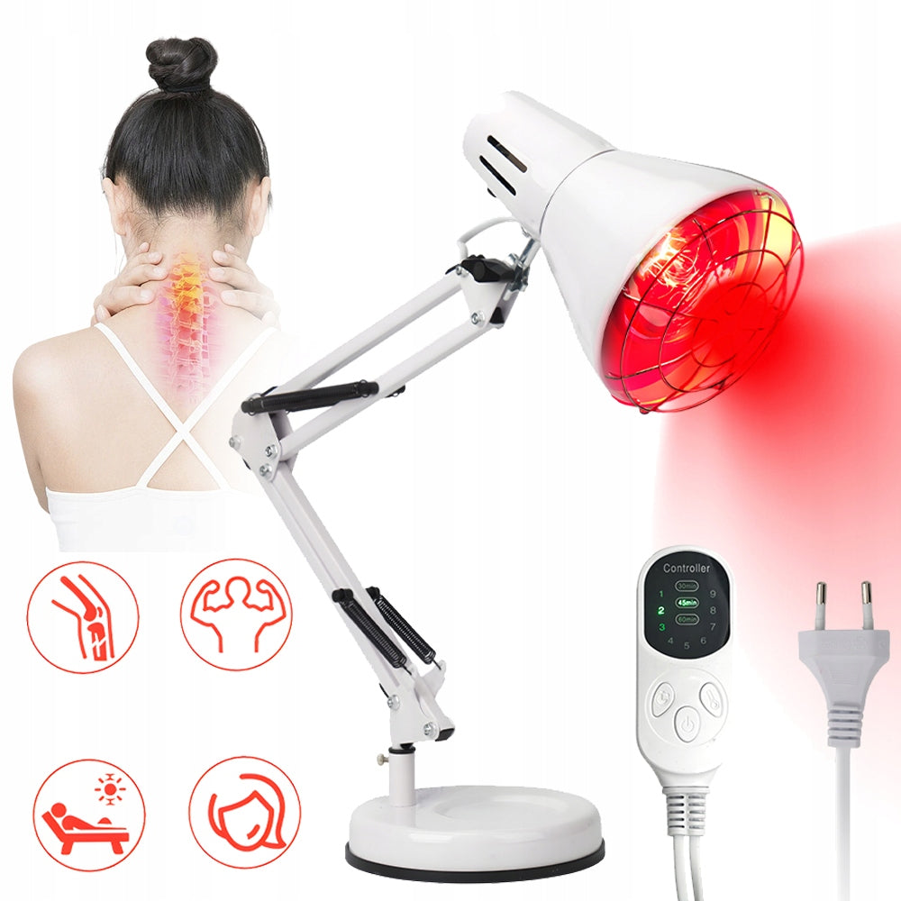 Red Light Therapy Lamp With Timer For Back Neck Elbow Arms